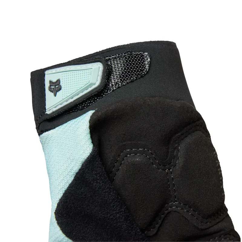 Fox Womens Ranger Gel Short Finger Gloves in Frost Blue-3