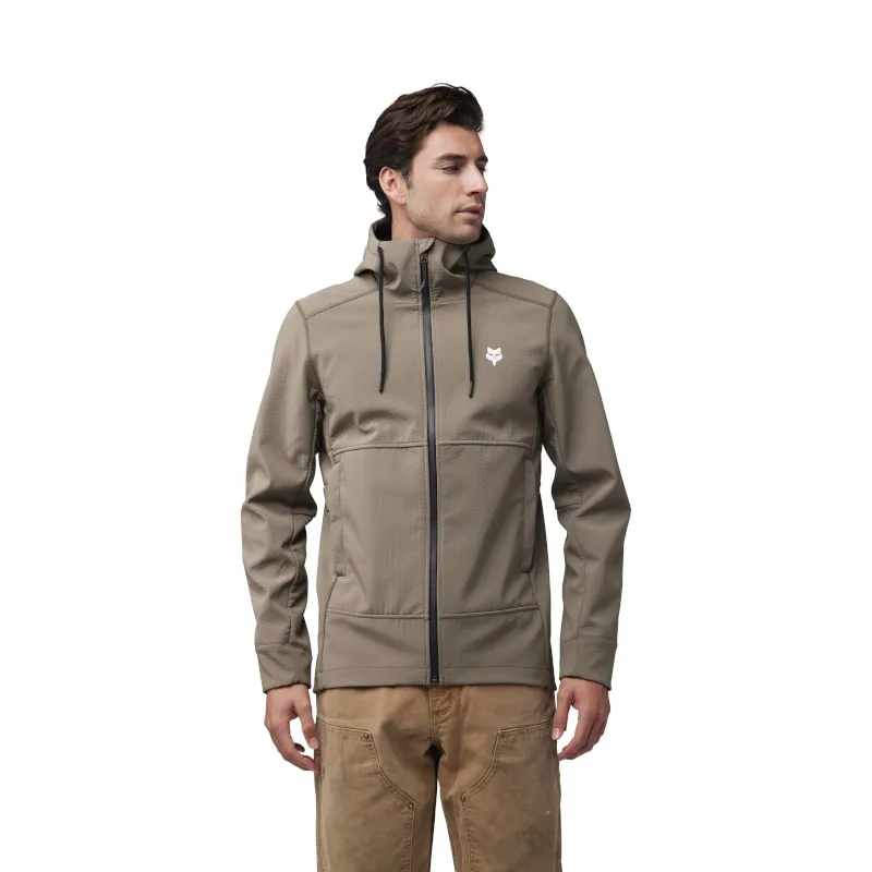 Fox Pit Jacket - Softshell Casual Jacket in Ash-1