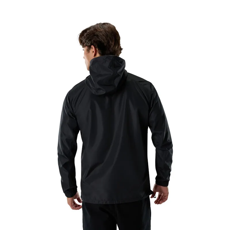 Fox Head Windbreaker Jacket in Black-4