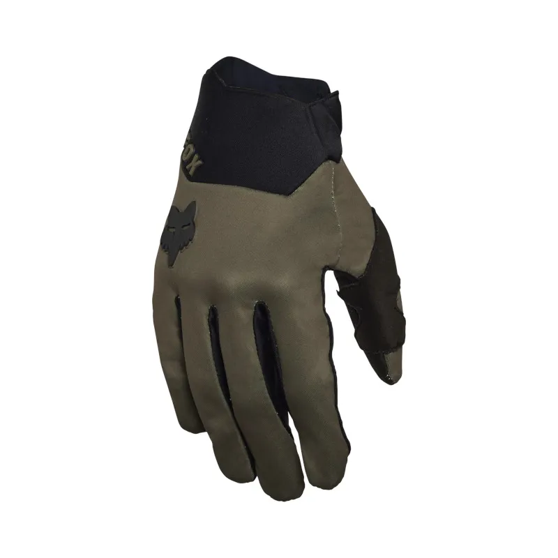 Fox Defend Wind Offroad Mountain Bike Glove in Olive Green