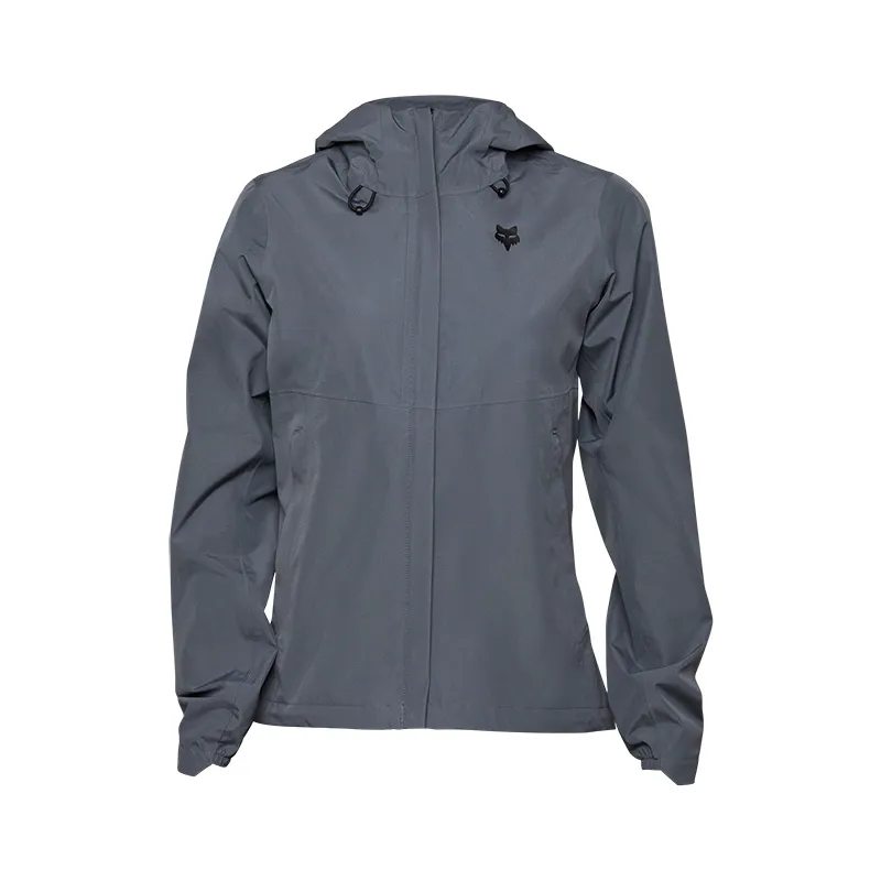 Fox Womens Ranger 2.5 Layer Waterproof MTB Jacket in Graphite-2