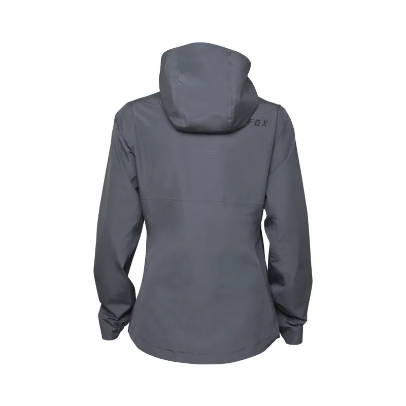 Fox Womens Ranger 2.5 Layer Waterproof MTB Jacket in Graphite-5