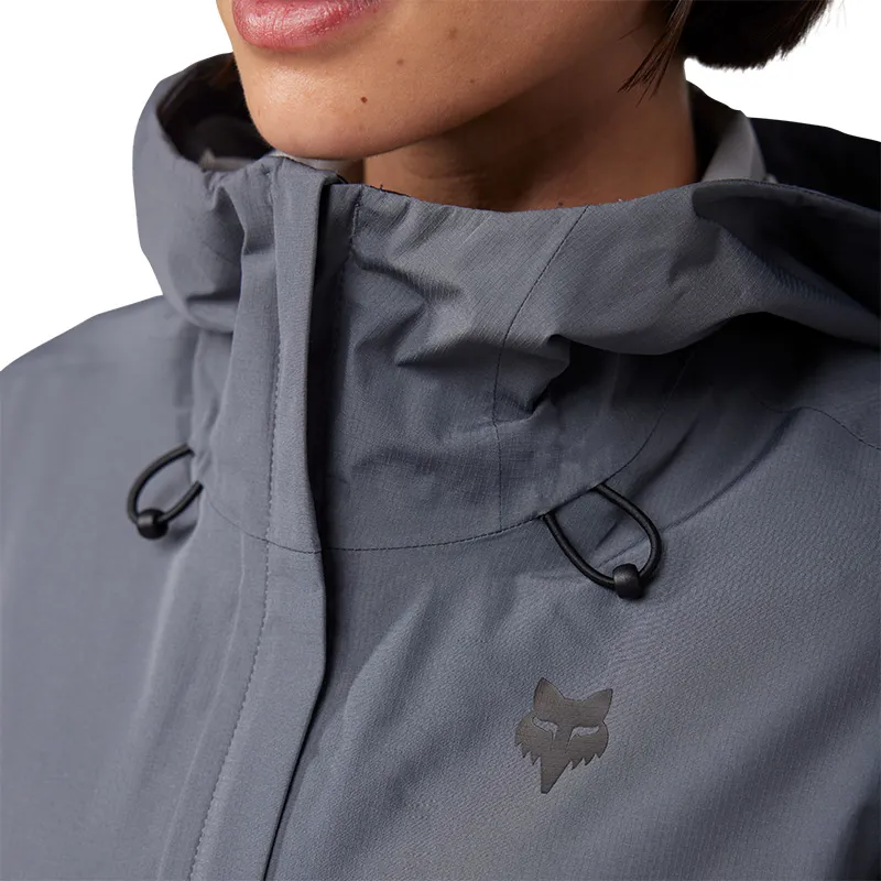 Fox Womens Ranger 2.5 Layer Waterproof MTB Jacket in Graphite-8