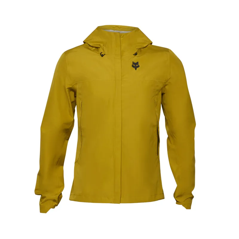 Fox Ranger 2.5 Layer Waterproof  MTB Jacket 5K/5K in Mustard-1