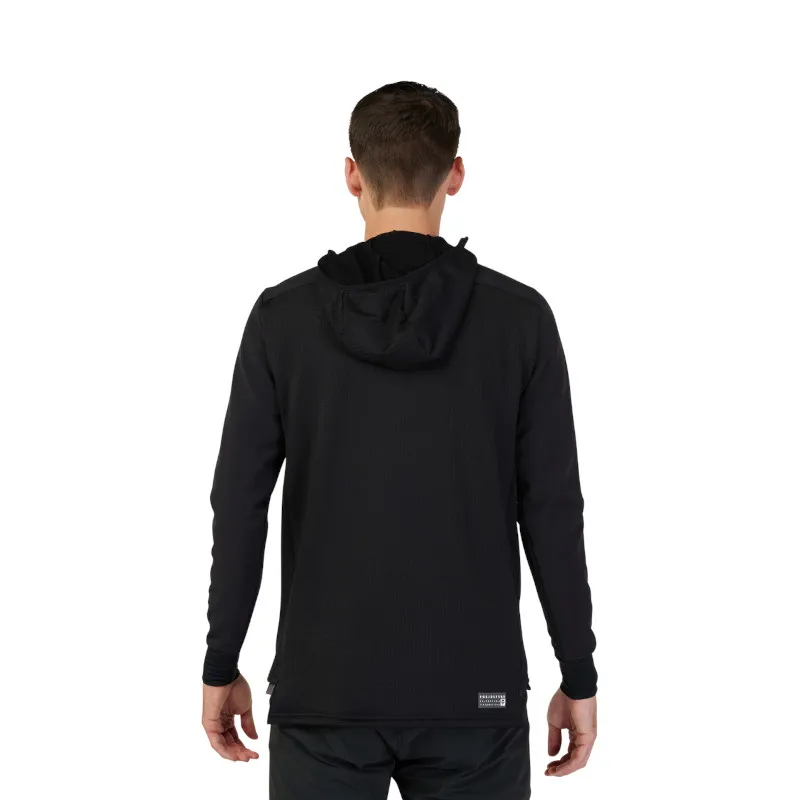 Fox Defend Thermal Winter Hoodie in Black-1
