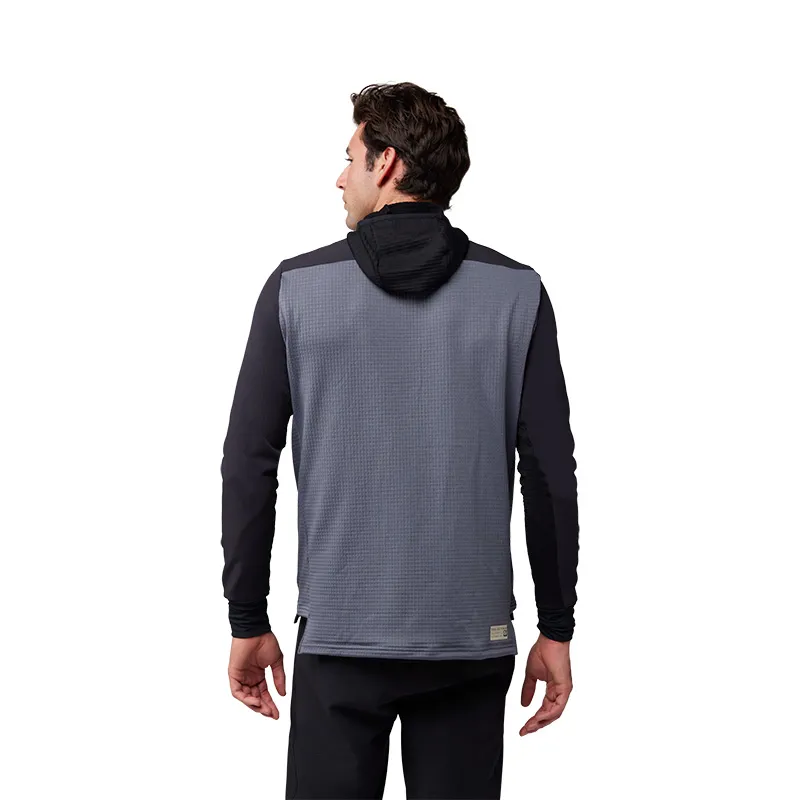 Fox Defend Thermal Winter Polartec Hoodie Jersey in Ash-3