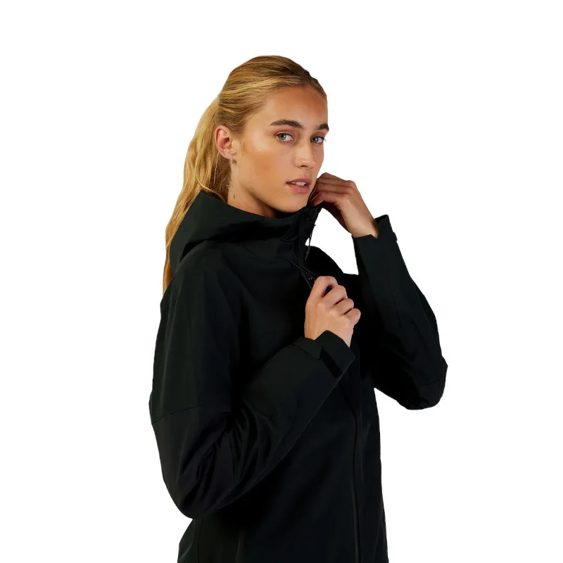 Fox Women's Defend 3-Layer Fully Waterproof MTB Jacket in Black