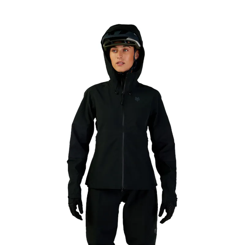 Fox Women's Defend 3-Layer Fully Waterproof MTB Jacket in Black-7