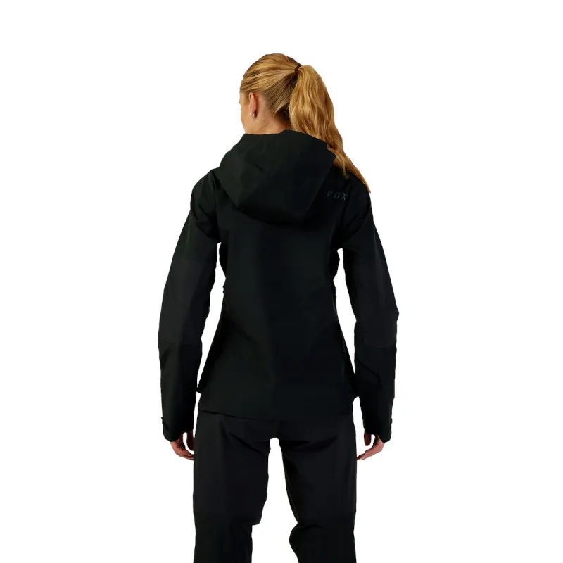 Fox Women's Defend 3-Layer Fully Waterproof MTB Jacket in Black-6