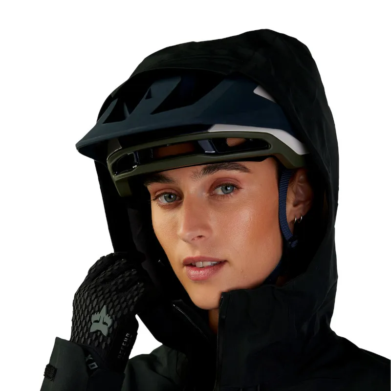 Fox Women's Defend 3-Layer Fully Waterproof MTB Jacket in Black-5
