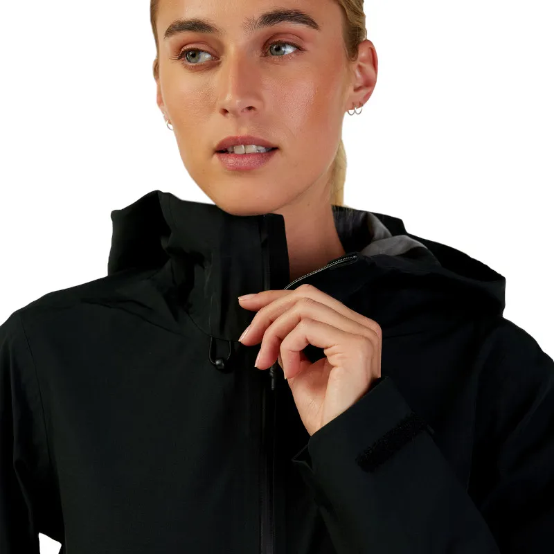 Fox Women's Defend 3-Layer Fully Waterproof MTB Jacket in Black-2