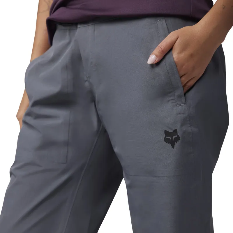 Fox Womens Ranger 2.5 Layer Waterproof MTB Pant in Graphite-5