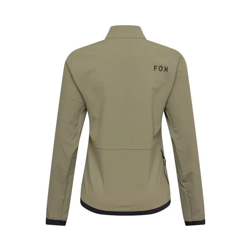 Fox Womens Ranger Fire Thermal Jacket DWR in Adobe-1