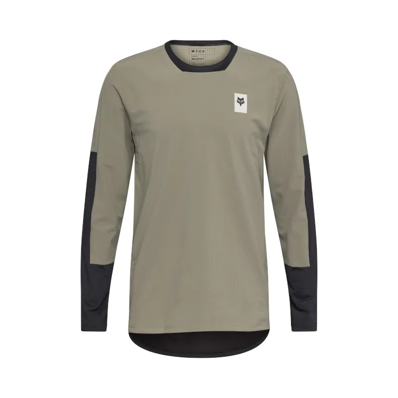 Fox Defend Thermal Long Sleeve Mountain Bike Jersey in Adobe-2
