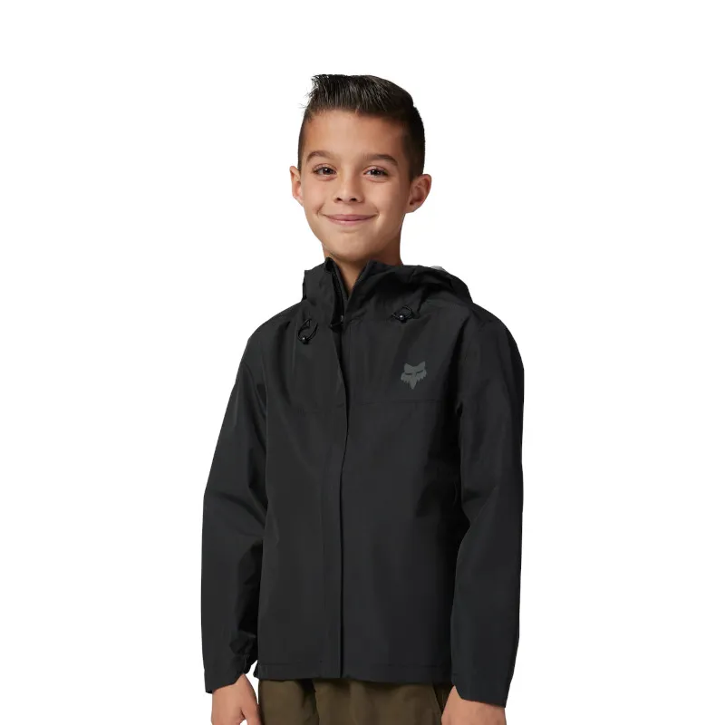 Fox Youth Ranger 2.5Layer Waterproof MTB Jacket 5K/5K in Black-1