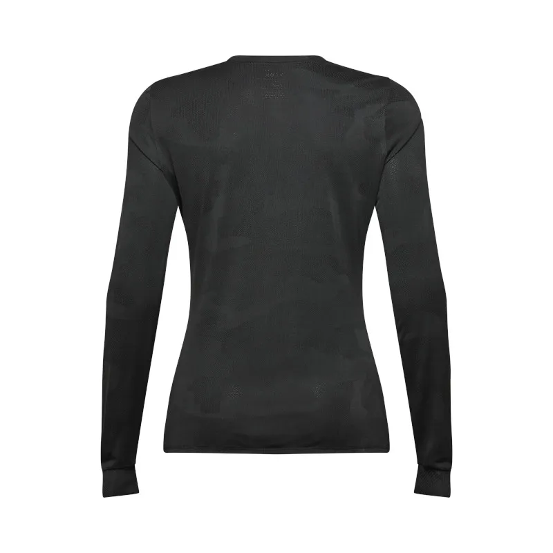 Fox Womens Ranger Long Sleeve TruDri Mountain Bike Jersey in Black-1