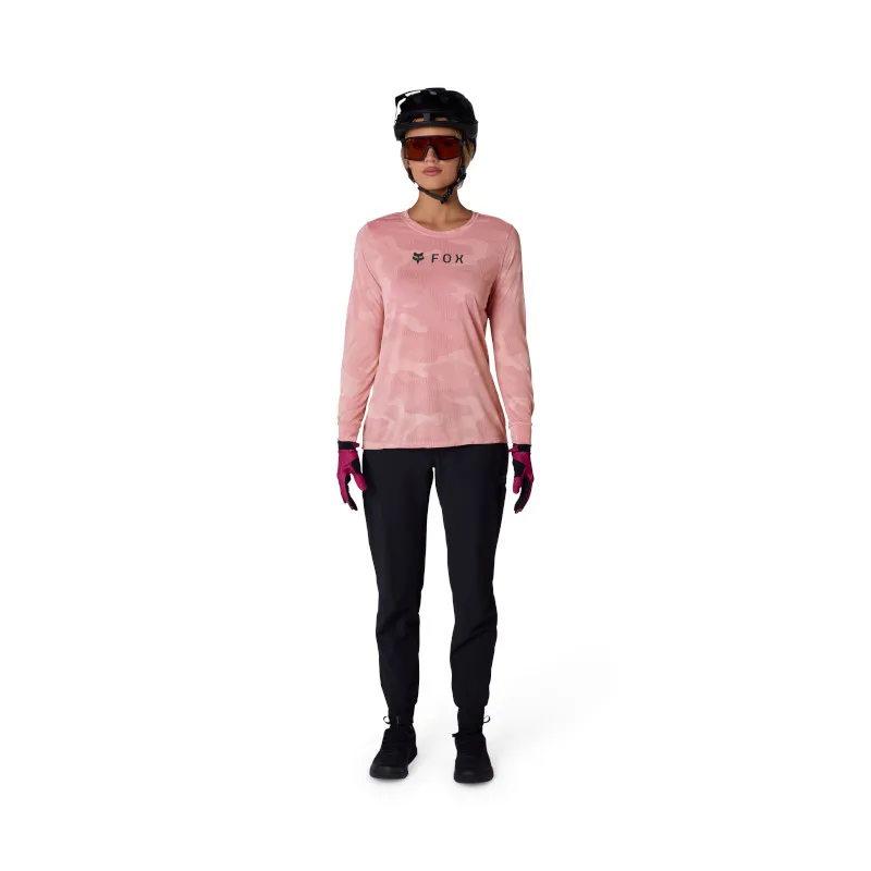 Fox Womens Ranger TruDri Long Sleeve MTB Jersey in Berry-2