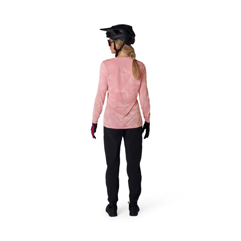 Fox Womens Ranger TruDri Long Sleeve MTB Jersey in Berry-3