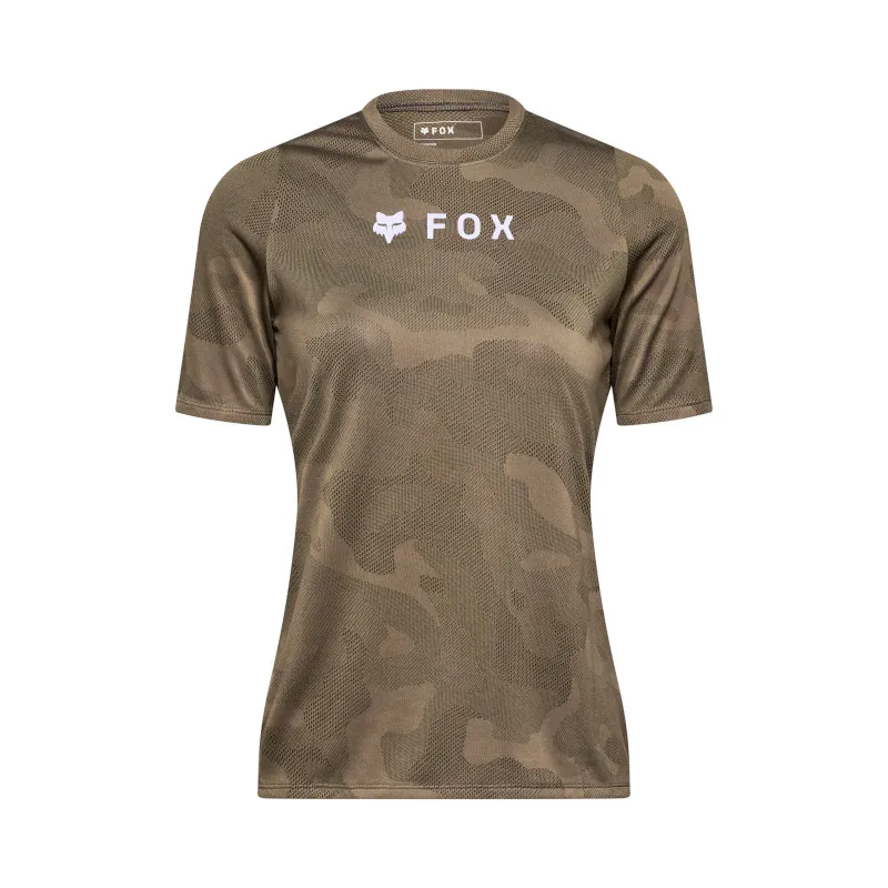 Fox Womens Ranger TruDri Short Sleeve MTB Jersey in Dirt Brown