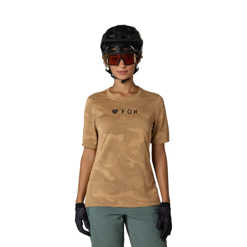 Fox Womens Ranger TruDri Short Sleeve MTB Jersey in Nutmeg-2
