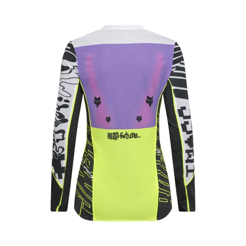 Fox Womens Flexair LS MTB Jersey Phantom - Limited Edition Kit Multi-2