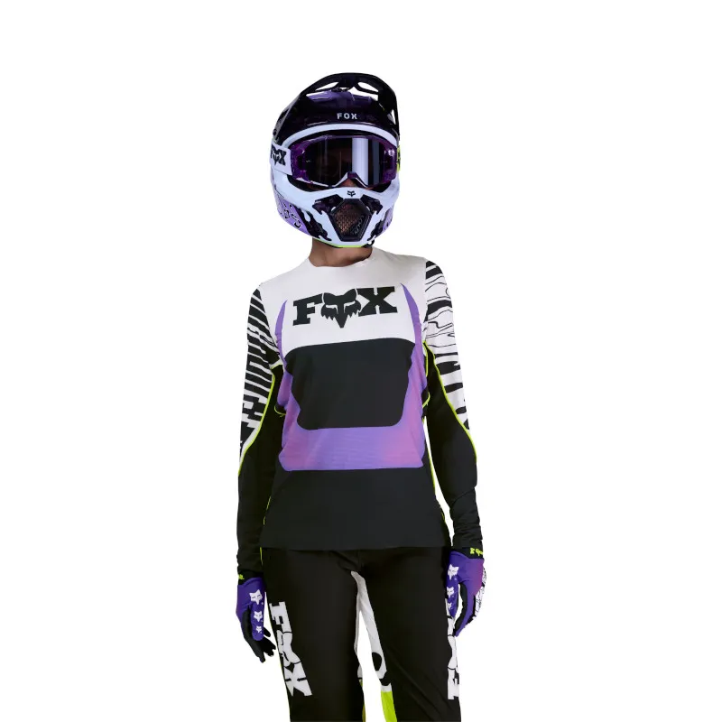 Fox Womens Flexair LS MTB Jersey Phantom - Limited Edition Kit Multi