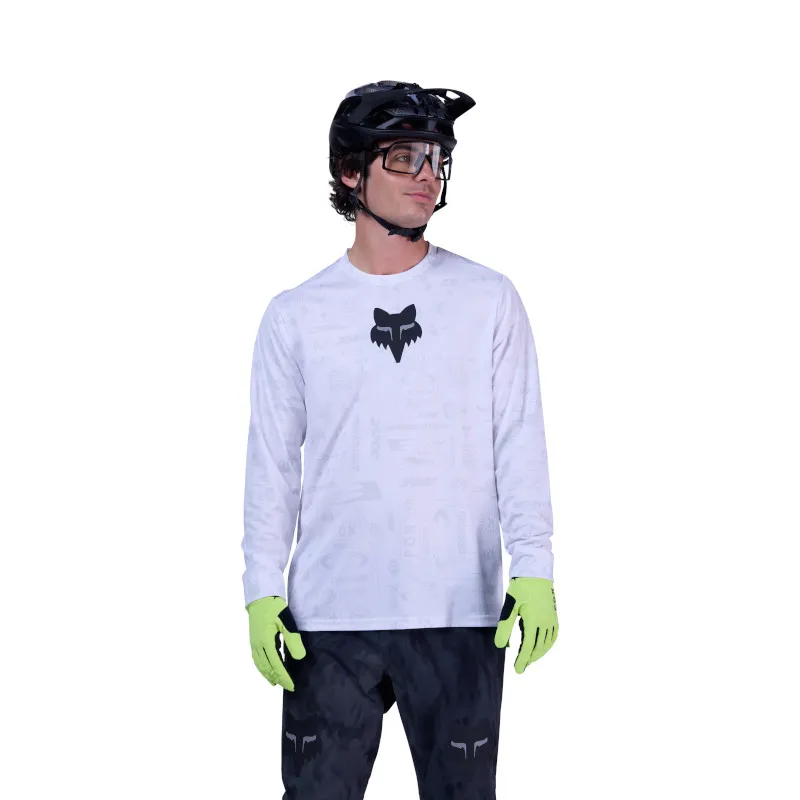 Fox Ranger Long Sleeve LUNAR Jersey Special Edition in White