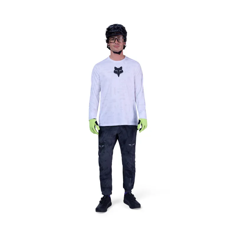 Fox Ranger Long Sleeve LUNAR Jersey Special Edition in White-4