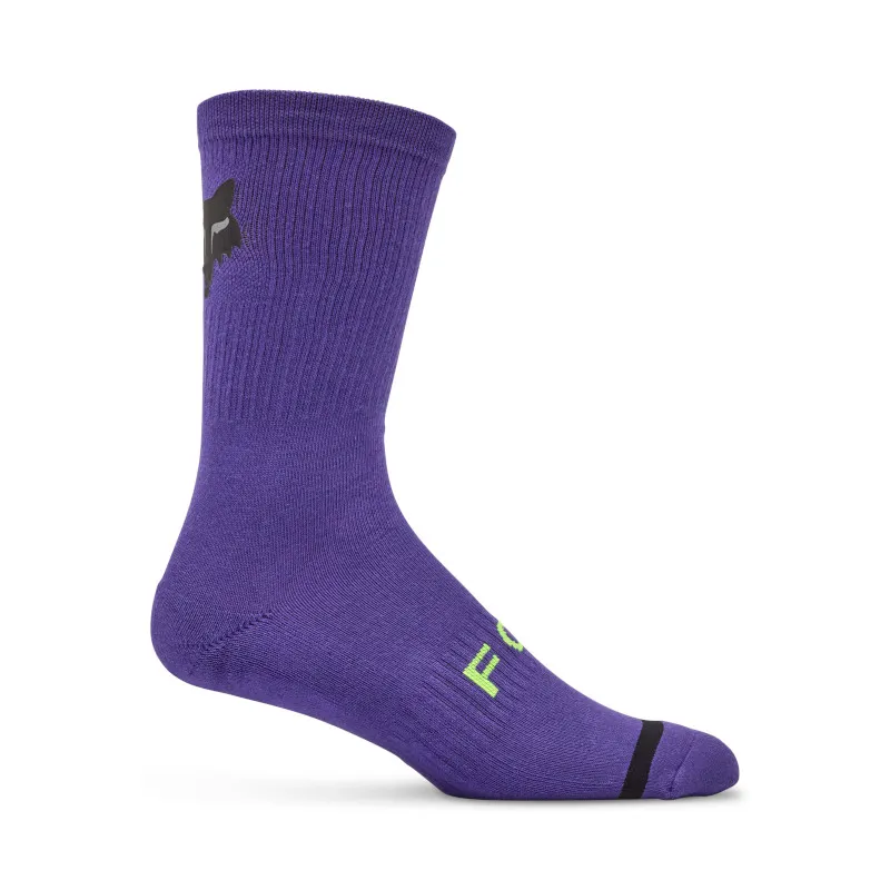 Fox 8inch Defend MTB Sock - LUNAR Special Edition in Grape