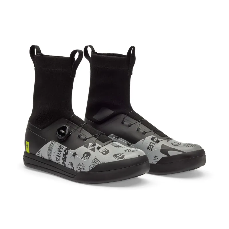 Fox Union All-Weather Waterproof Flat Shoe - LUNAR in Black-3