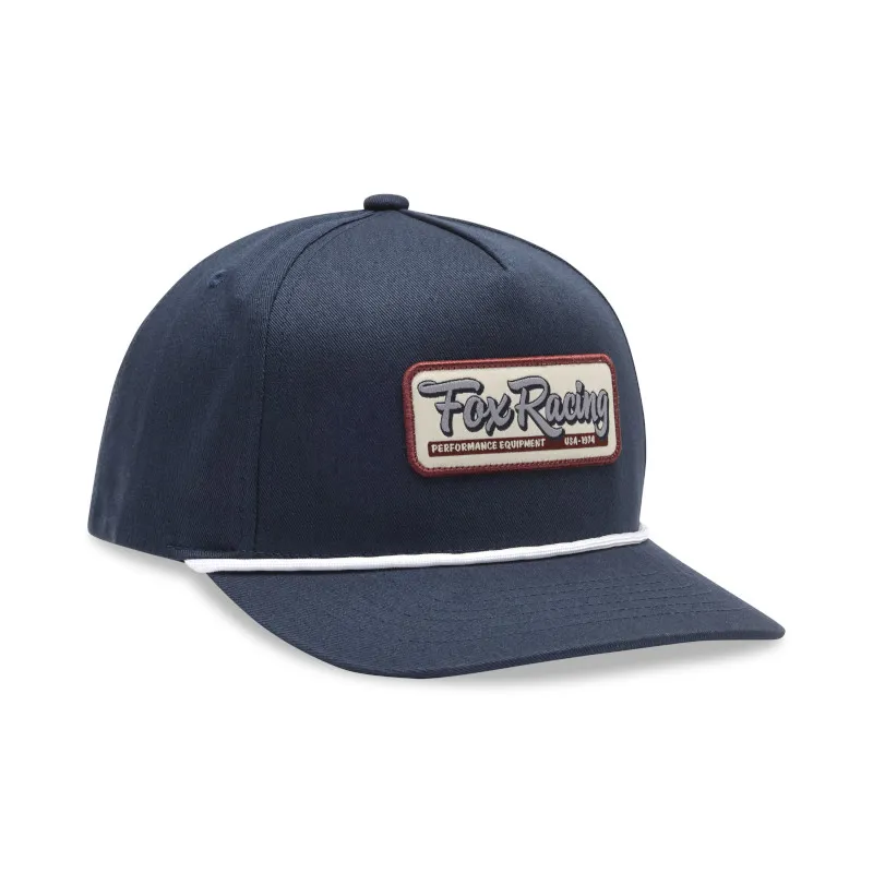 Fox Equipped Snapback One Size Fits All in Midnight Blue