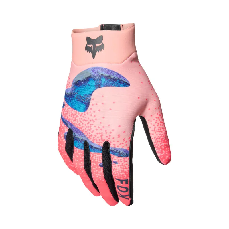 Fox Flexair Lightweight MTB Glove - Vision Limited Edition in Peach