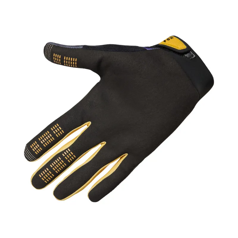 Fox Ranger Image Print Mountain Bike Glove in Plum Perfect-1