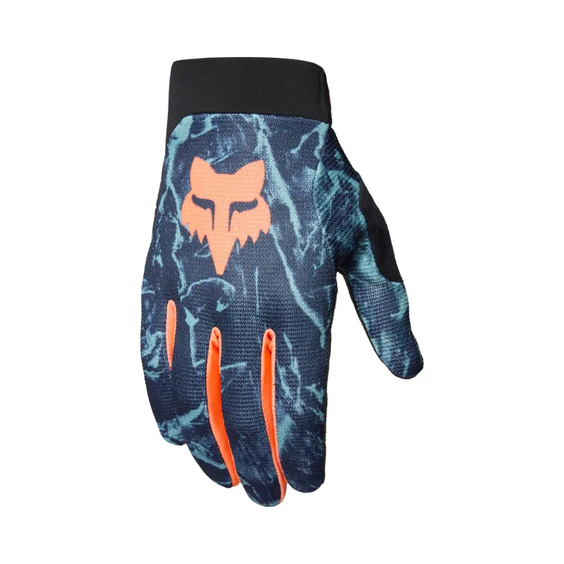 Fox Ranger Mountain Bike Glove Image Print in Plum Purple