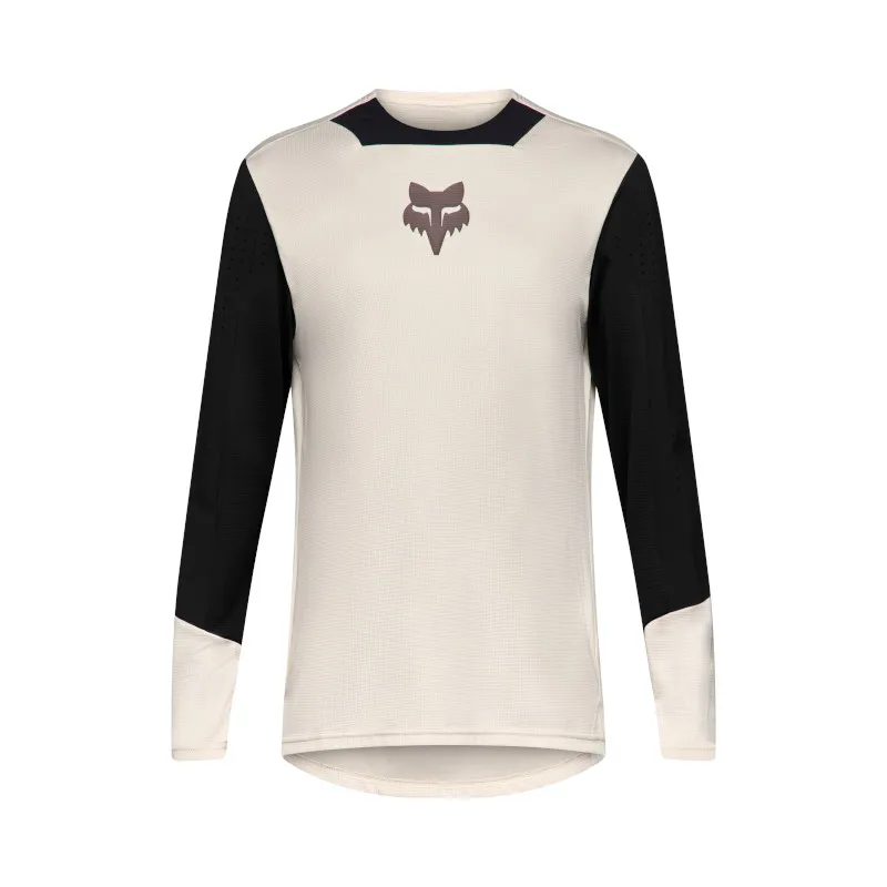 Fox Defend Long Sleeve MTB Jersey Park - Special Edition in Chalk-3
