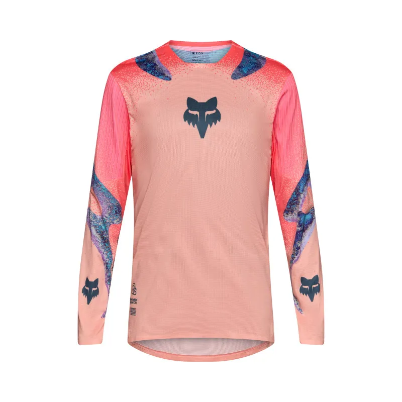 Fox Flexair Long Sleeve Vision MTB Jersey - Limited Edition in Peach