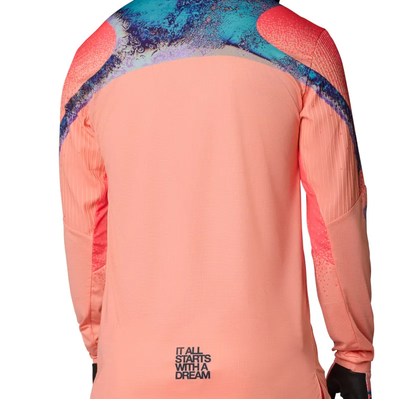 Fox Flexair Long Sleeve Vision MTB Jersey - Limited Edition in Peach-4