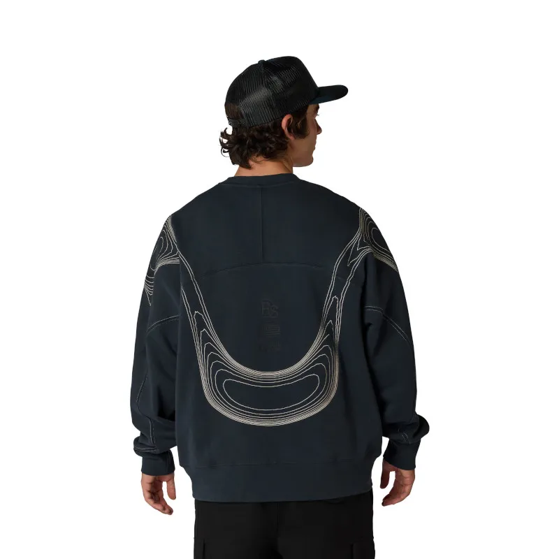 Fox Fleece Casual Crew - Vision Limited Edition in Galaxy Blue-4