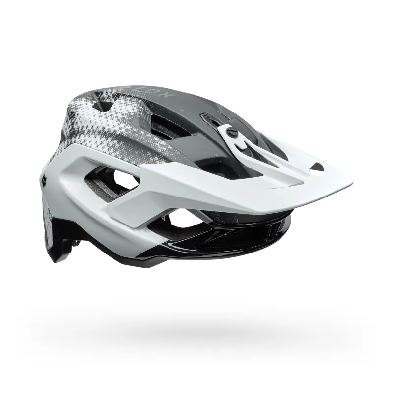 Fox Speedframe Pro Sense Enduro Helmet in White-1