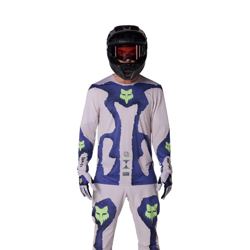 Fox Flexair Awareness Limited Edition Long Sleeve MTB Jersey in White-3