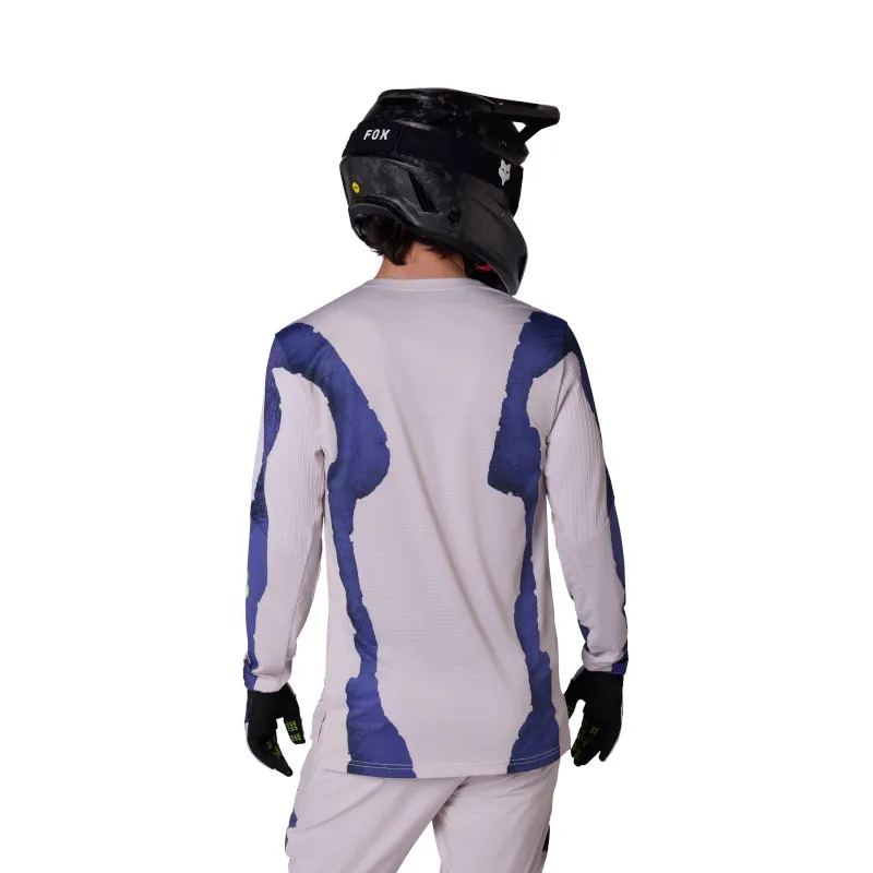 Fox Flexair Awareness Limited Edition Long Sleeve MTB Jersey in White-4