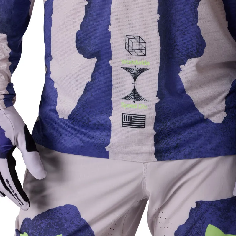 Fox Flexair Awareness Limited Edition Long Sleeve MTB Jersey in White-5