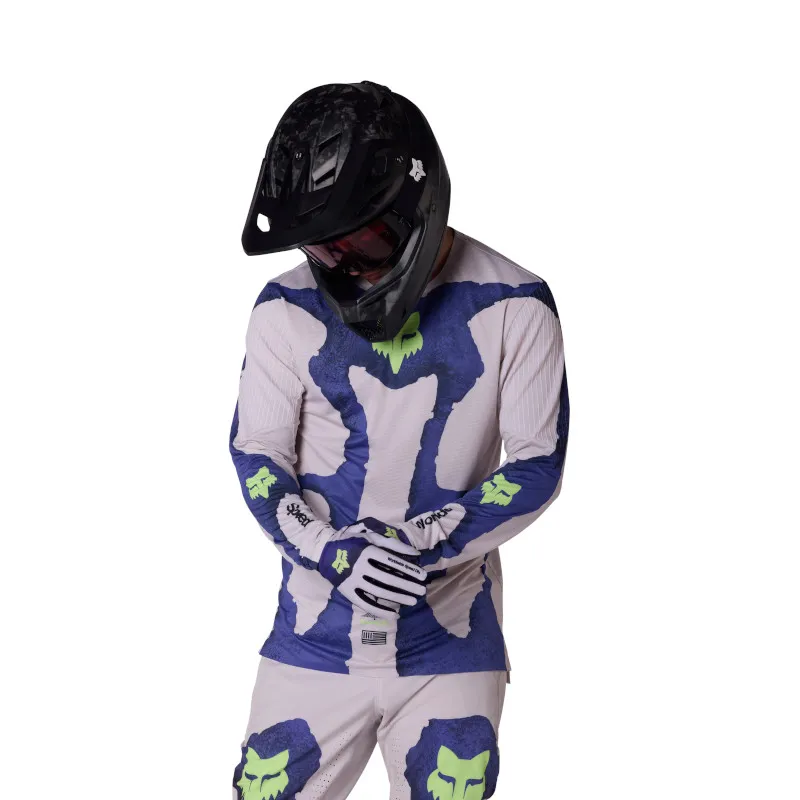 Fox Flexair Awareness Limited Edition Long Sleeve MTB Jersey in White