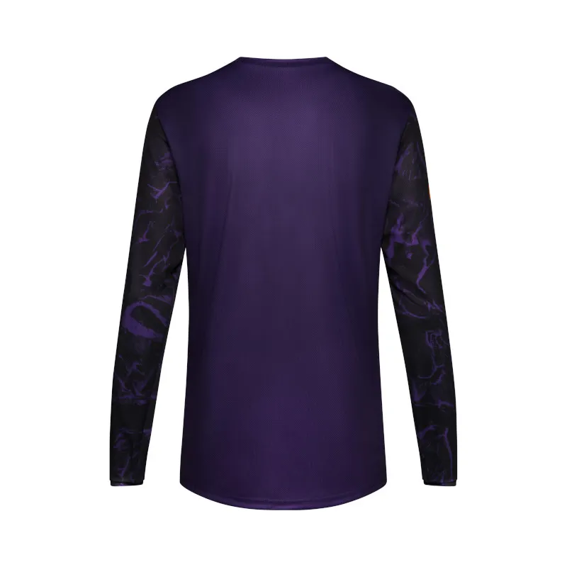 Fox Ranger Long Sleeve MTB Jersey Image Print in Arctic Blue-1