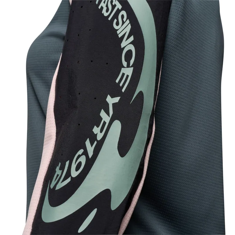 Fox Womens Defend Long Sleeve MTB Jersey in Deep Cobalt-3