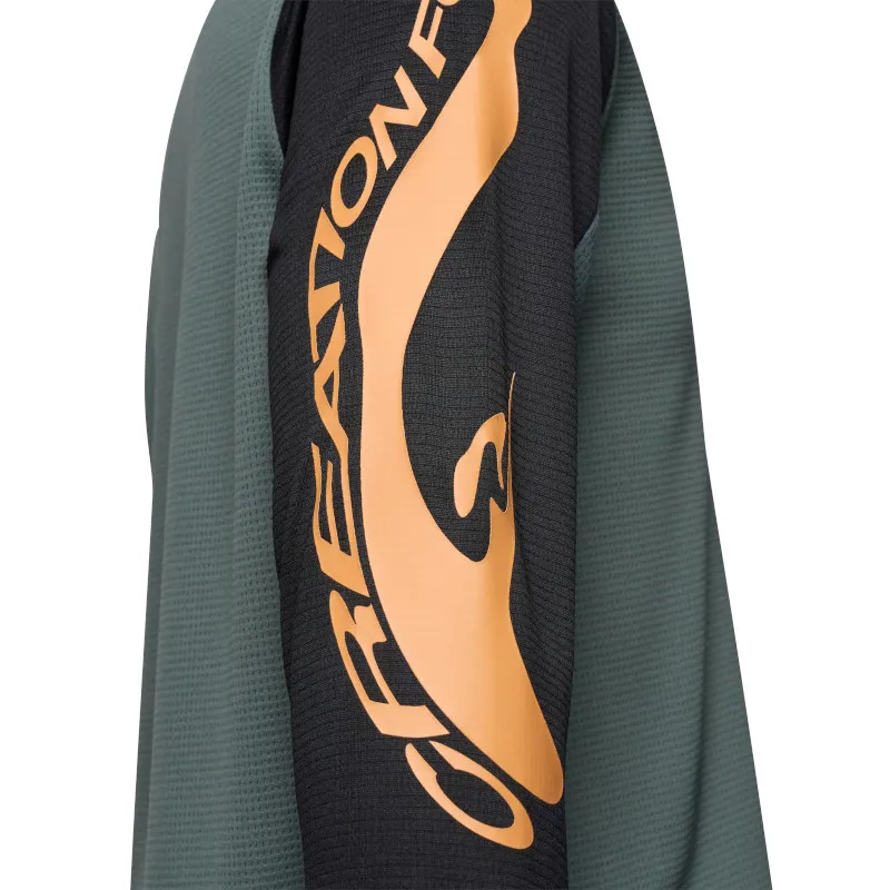 Fox Youth Defend Long Sleeve MTB Jersey Creation in Sage-2