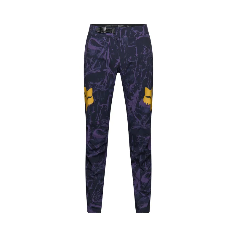 Fox Ranger Mountain Bike Pant - Image Print in Plum Purple