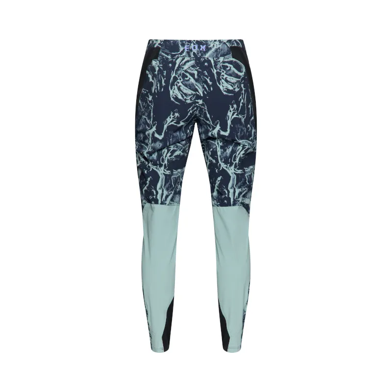 Fox Womens Ranger Mountain Bike Pant Image Print in Arctic Blue-1