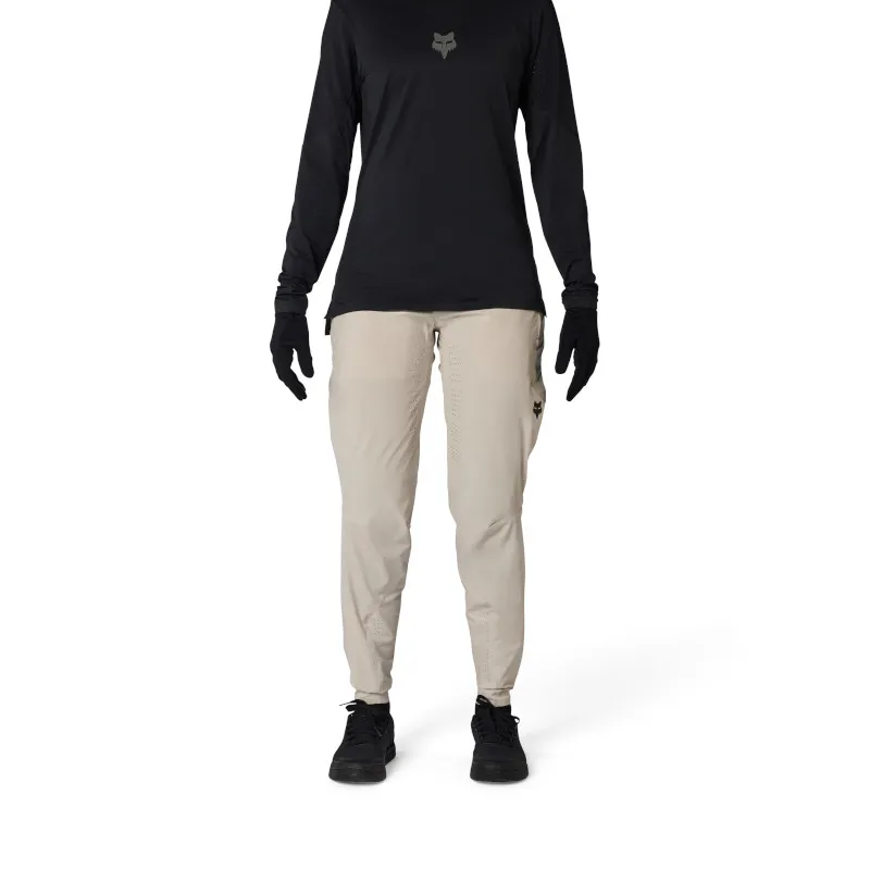 Fox Womens Flexair Lightweight Mountain Bike Pant in Chalk White-2