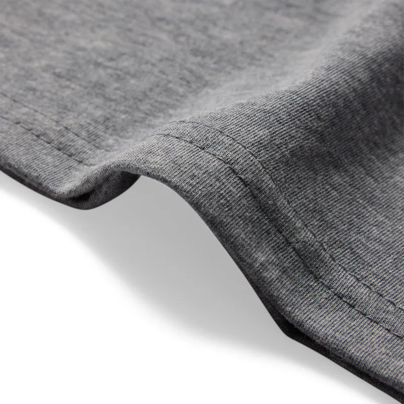 Fox Youth Block Short Sleeve Casual Tee in Heather Dark Grey-5